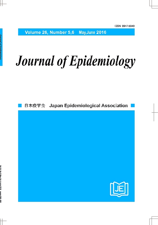 Go to journal home page - Journal of Epidemiology